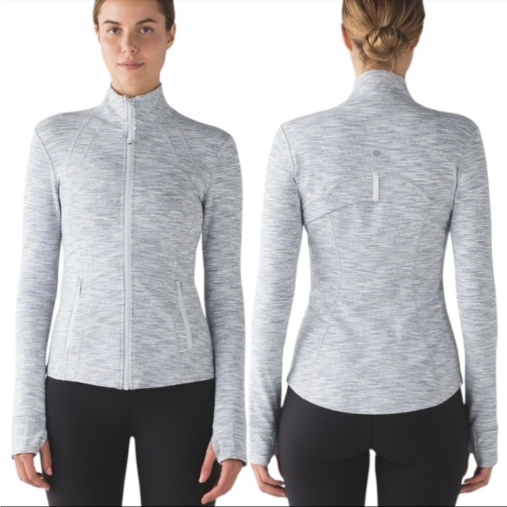 Lululemon Define Jacket Size 8 Wee Are From Space Ice Grey Alpine Full Length